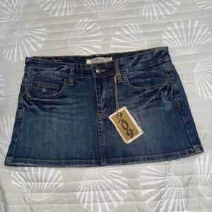 Denim Mini Skirt